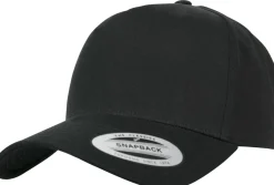 Clearance 5-panel curved classic - lippis, black Lippikset