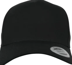 Clearance 5-panel curved classic - lippis, black Lippikset