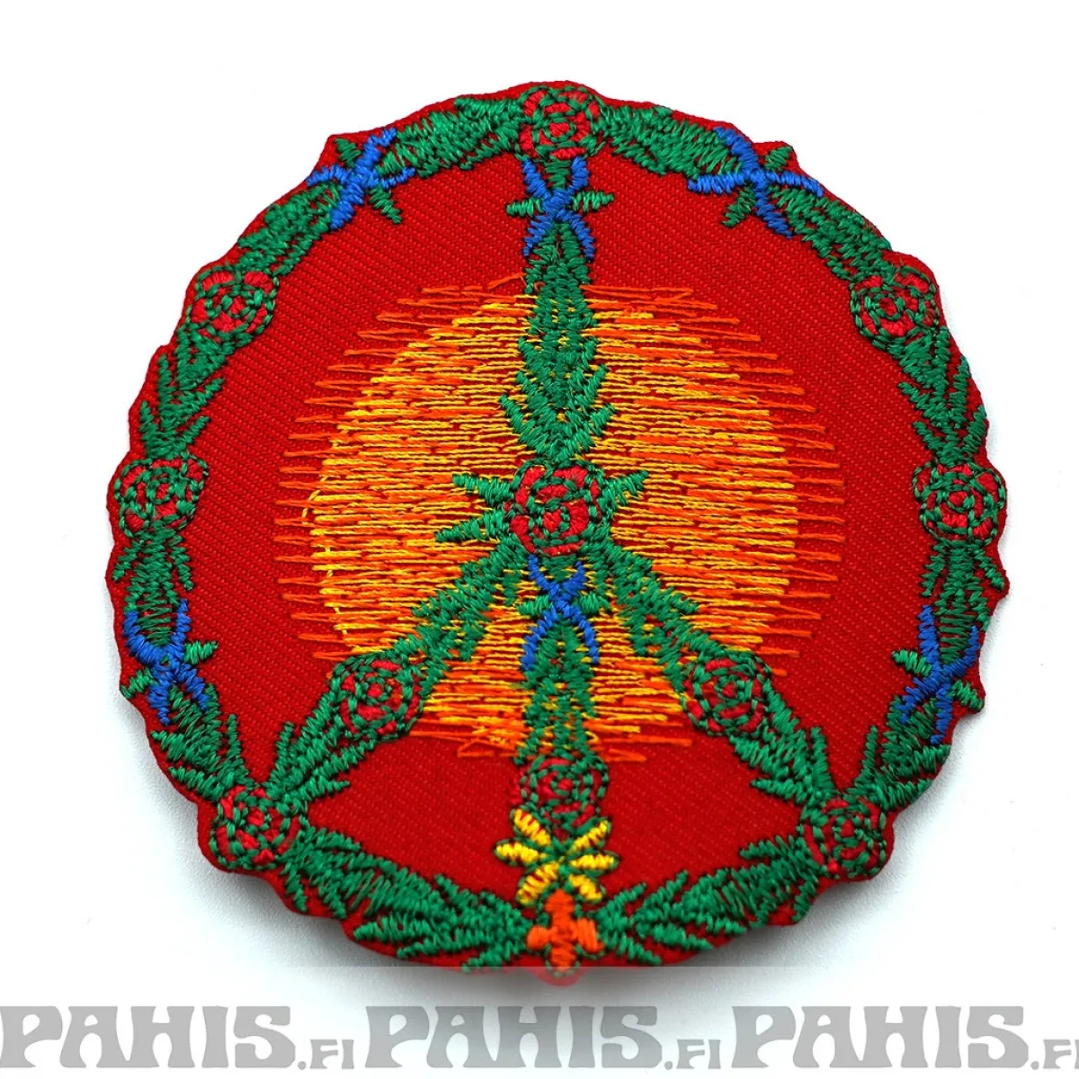 Online Flower peace sign - kangasmerkki Hippikamaa|Kangasmerkit
