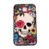 Sale Flower Skull I - Suojakuori, Samsung Galaxy J3 (2016) Rock´N´Roll Lifestyle|Samsung
