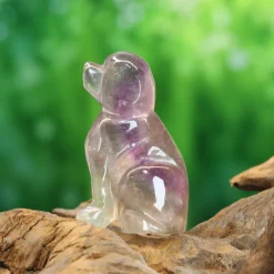 Clearance Fluoriitti - Koira 5 cm Kiviesineet|Fluoriitti