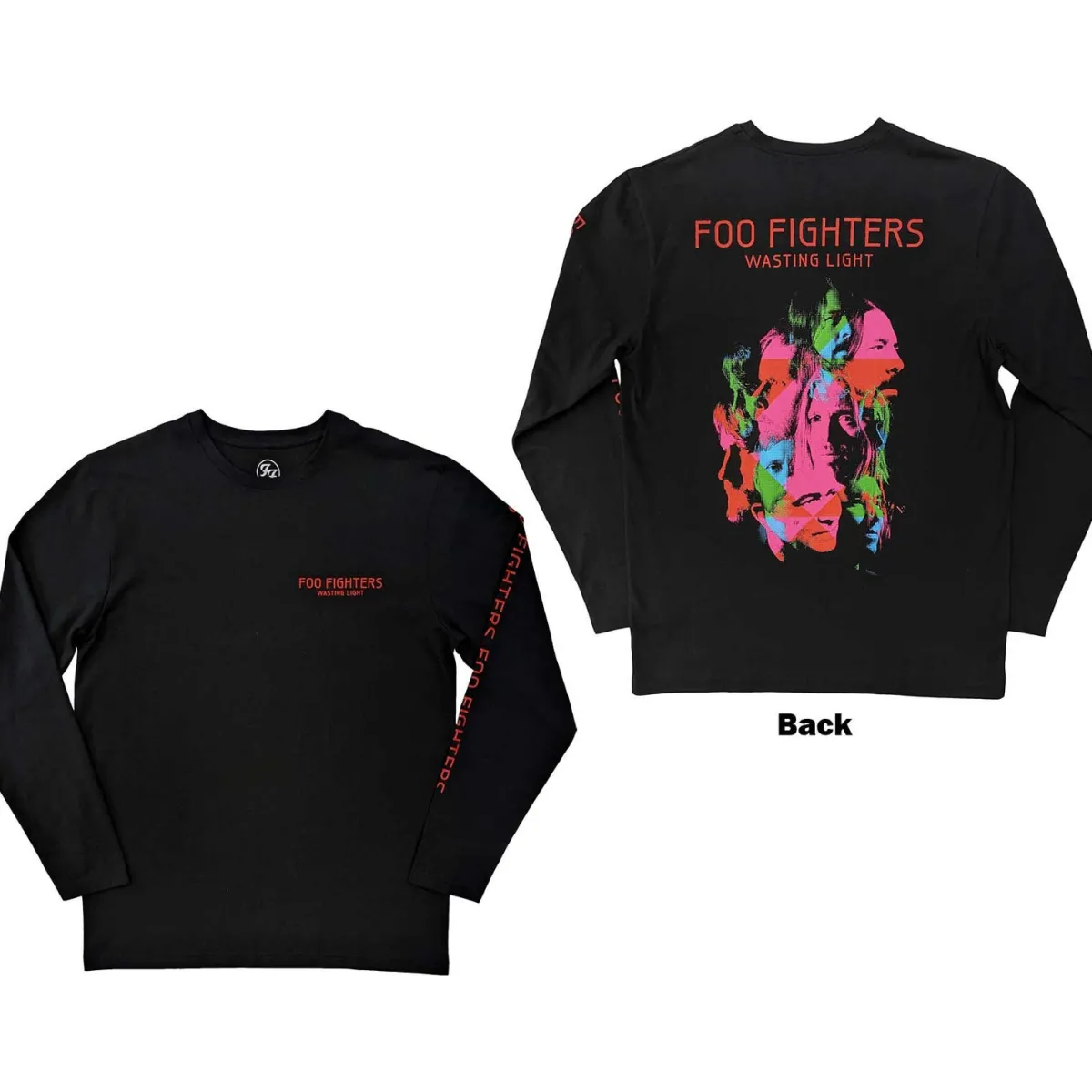 Best Foo Fighters Wasting Light - Pitkähihainen paita Pitkähihaiset Paidat|Bändipaidat