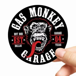 New Gas Monkey Garage Round Seal - Tarra 9cm Toimistotarvikkeet|Gas Monkey Garage