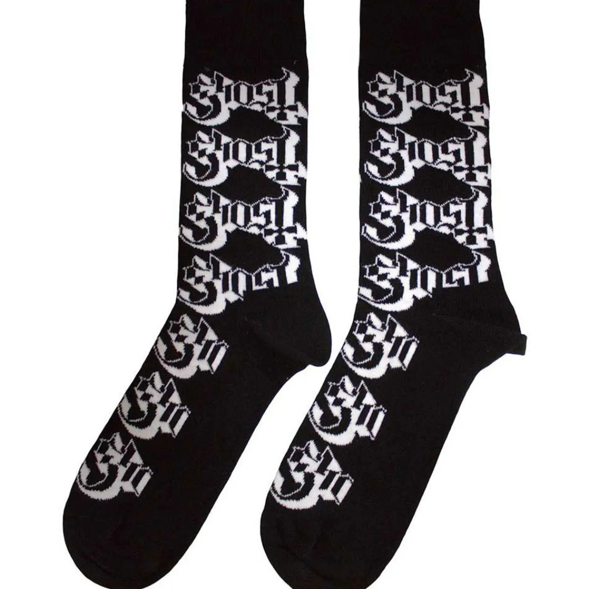 Online Ghost: Logo Pattern - Nilkkasukat Ghost|Sukat
