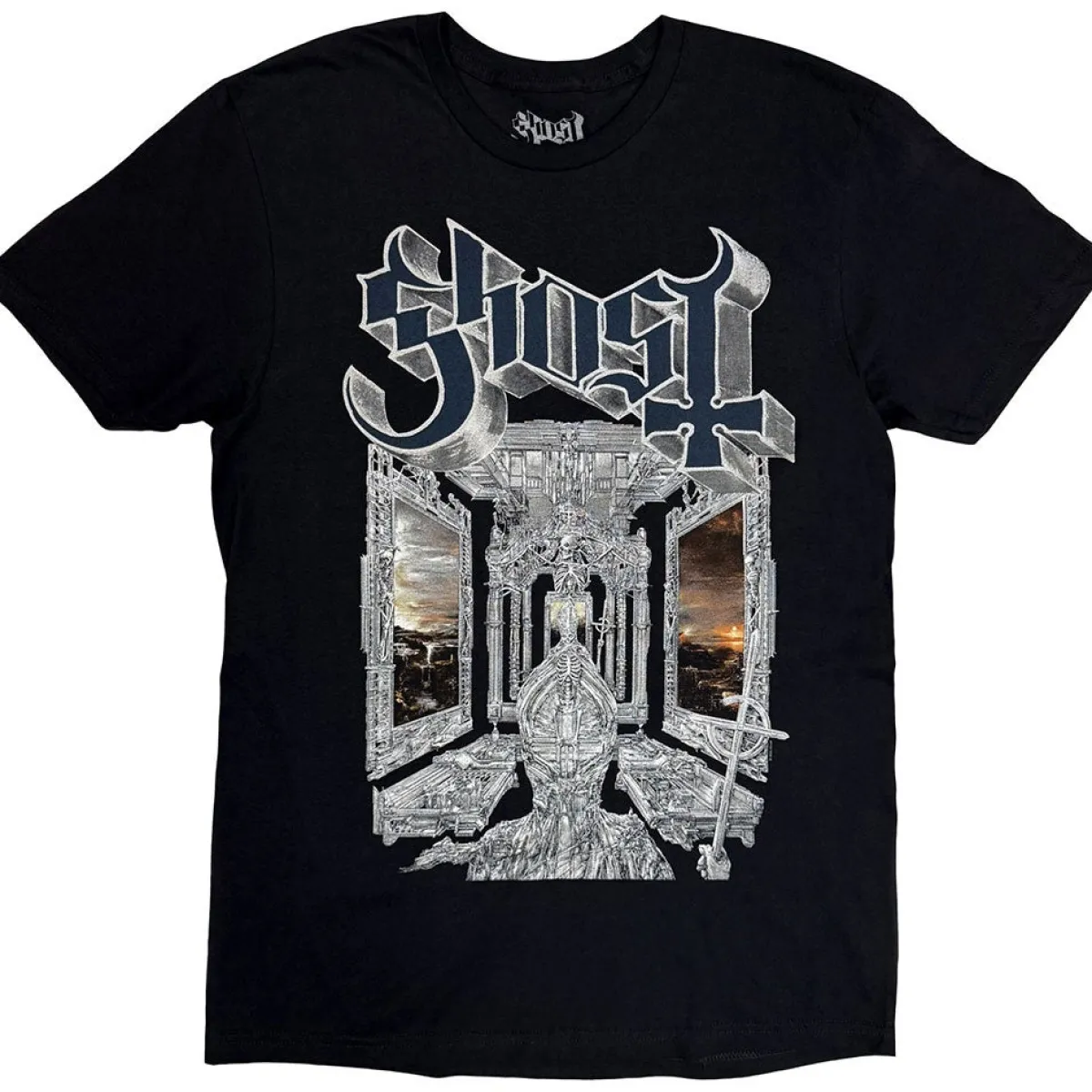 Best Ghost: Skeleta Album Cover '25 Tour Dates - T-paita T-Paidat|Bändipaidat