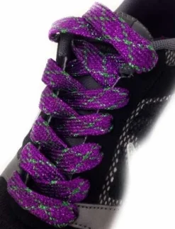 Discount Glitter Kengännauhat, Purple & Green Jalkinevarusteet|Urban Wear Katukamaa