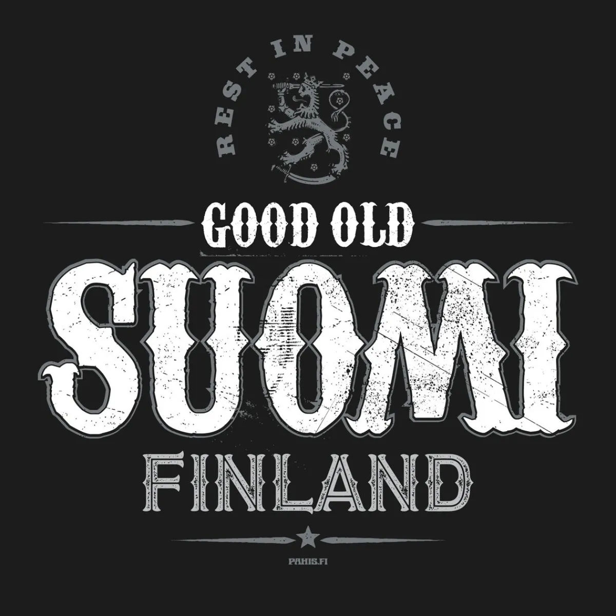 Discount Good Old Suomi - T-paita Asenne T-Paidat