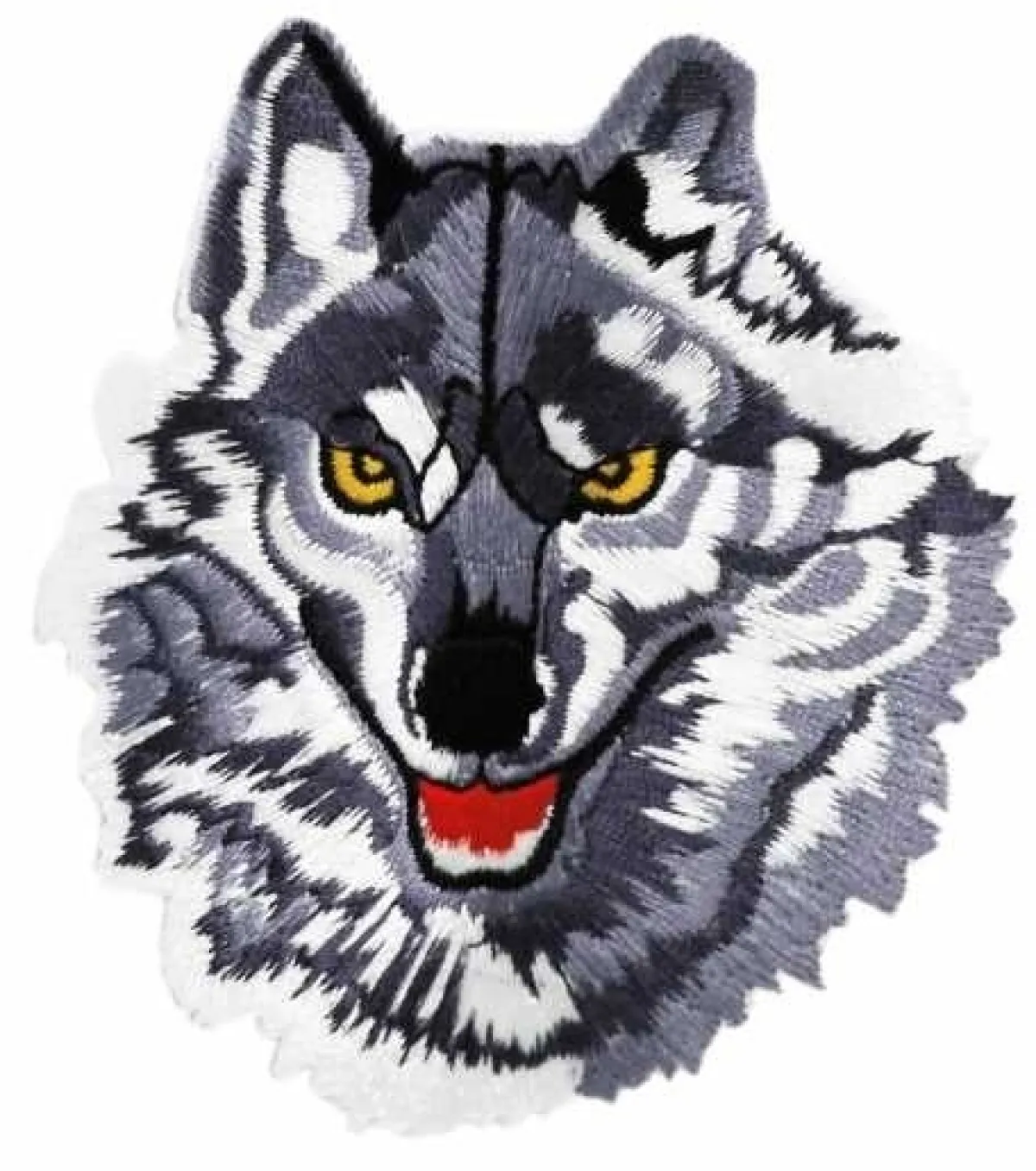 Hot Grey Wolf - Kangasmerkki Haalarimerkit|Kangasmerkit