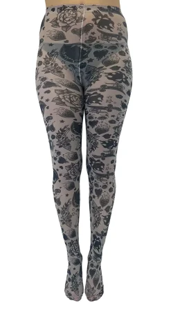 Clearance Grunge and Roses - Sukkahousut Sukkahousut|Rockabilly