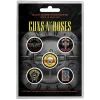 New Guns N Roses Bullet logo - Pinssi setti 5kpl Pinssit Ja Rintanapit|Guns N Roses