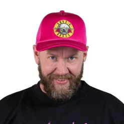 Guns N' Roses: Classic logo mesh back - Lippis, pinkki Lippikset|Guns N Roses