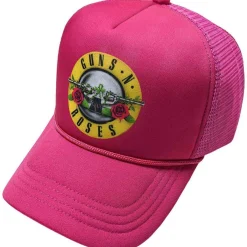 Guns N' Roses: Classic logo mesh back - Lippis, pinkki Lippikset|Guns N Roses