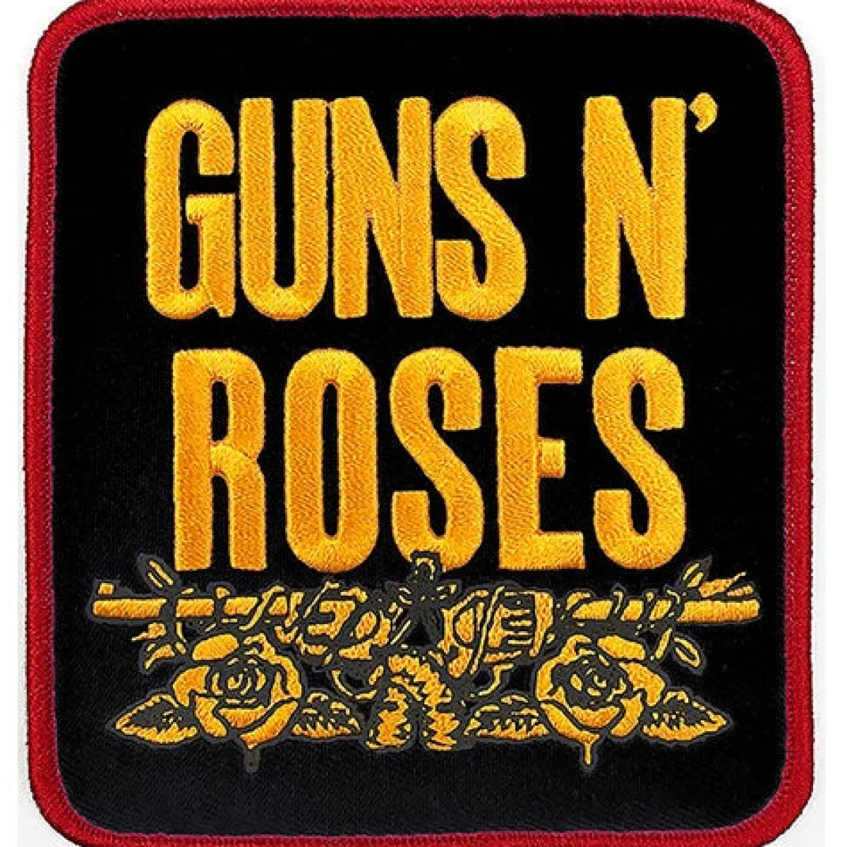 Hot Guns N Roses stacked black - Kangasmerkki Kangasmerkit|Guns N Roses