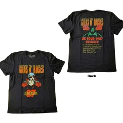 New Guns N' Roses 'UK Tour '87'- T-paita Bändipaidat|Guns N Roses