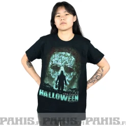 Outlet Halloween Vintage face - T-paita T-Paidat