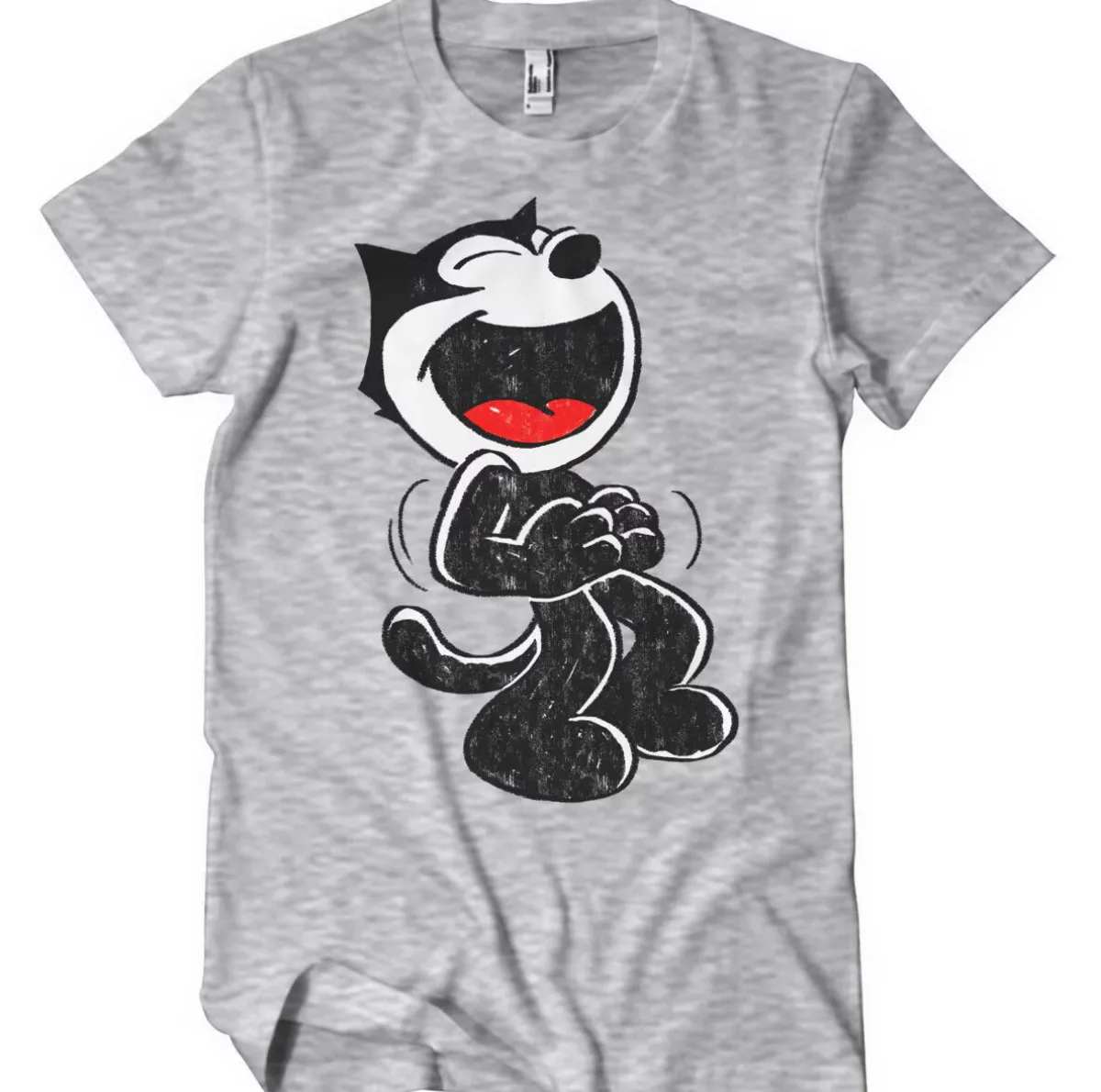 Best Hand Drawn Felix The Cat - T-paita, harmaa T-Paidat|T-Paidat
