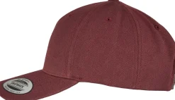 Classics 5-Panel Premium curved visor snapback - Lippis, maroon Lippikset