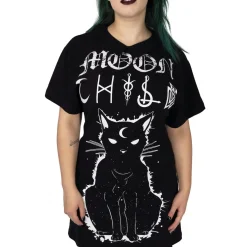 Online Moon Kitty - T-paita mekko Mekot|Kissateema