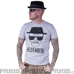 Outlet Heisenberg Sketch - T-paita, harmaa T-Paidat|T-Paidat
