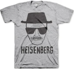 Outlet Heisenberg Sketch - T-paita, harmaa T-Paidat|T-Paidat