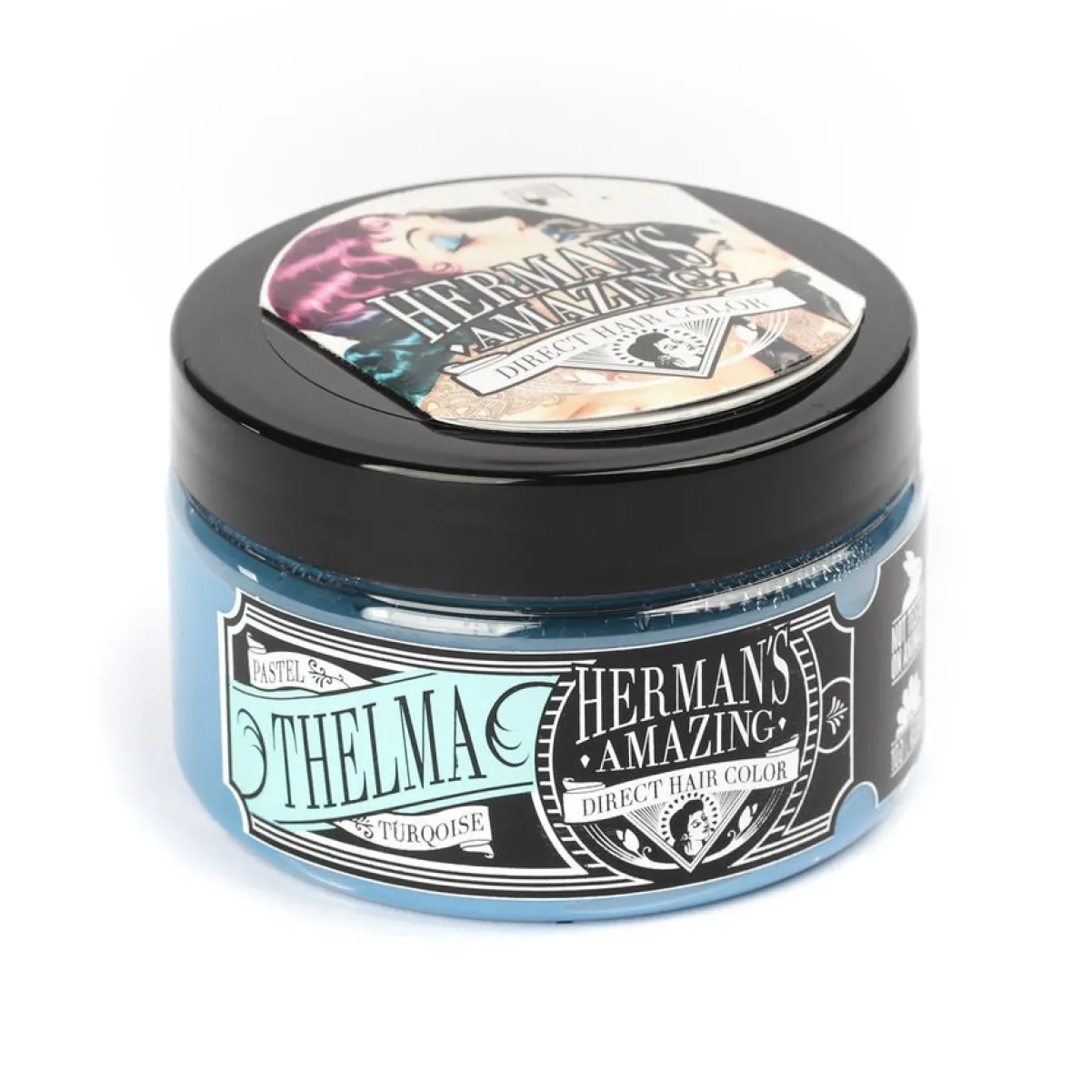 Sale Herman's Amazing Thelma Turquoise - shokkihiusväri Shokkihiusvärit