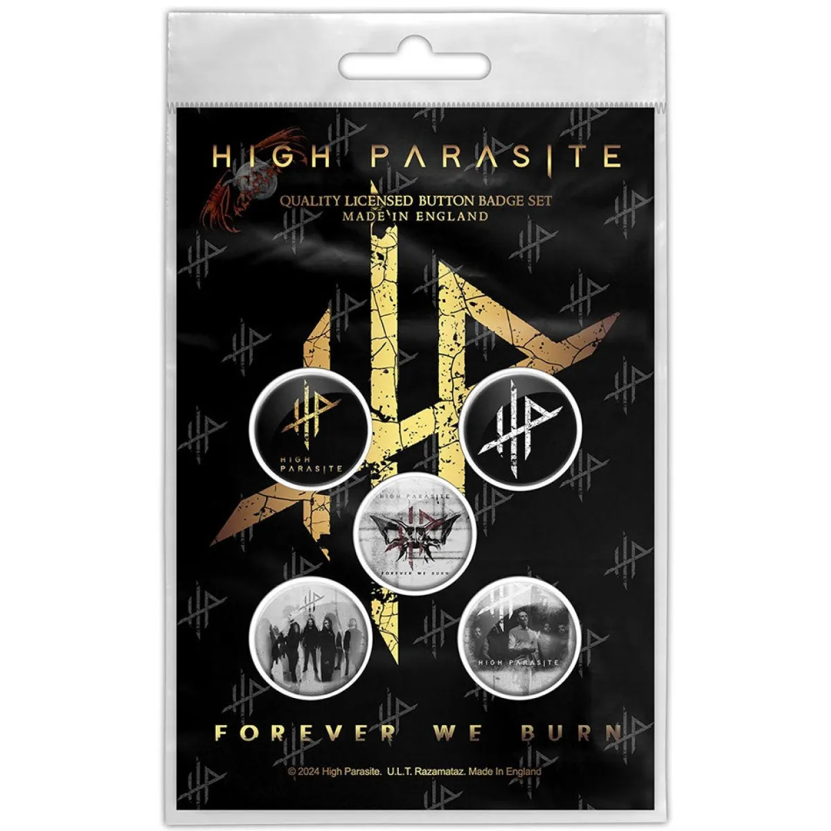 Best High Parasite: Forever we burn - Pinssisetti Pinssit Ja Rintanapit|High Parasite