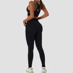 New High waist scrunch - leggingsit, musta Leggingsit|Urban Wear Katukamaa