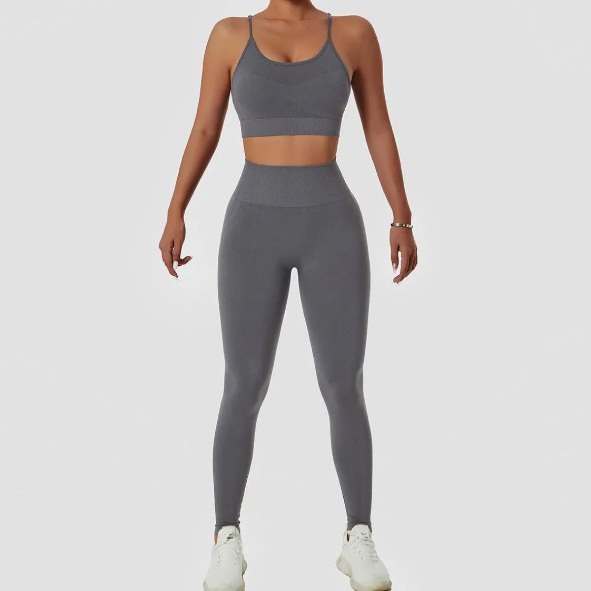 High waist scrunch - leggingsit, harmaa Leggingsit|Urban Wear Katukamaa