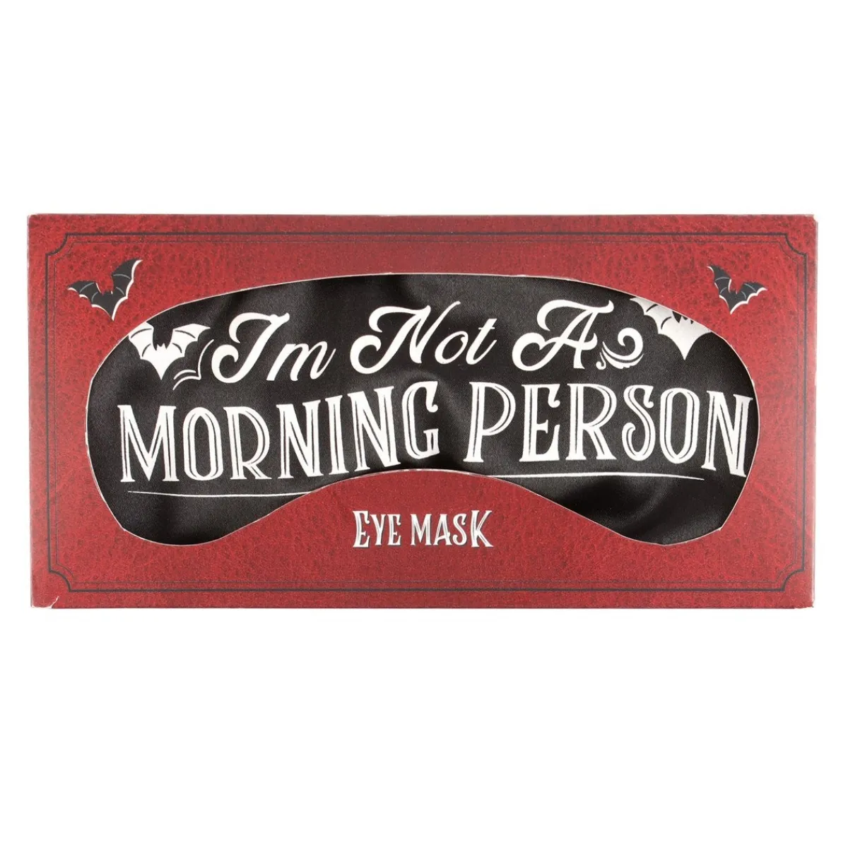Discount I'm Not a Morning Person - Satiini unimaski Goottikamaa|Ystävälle