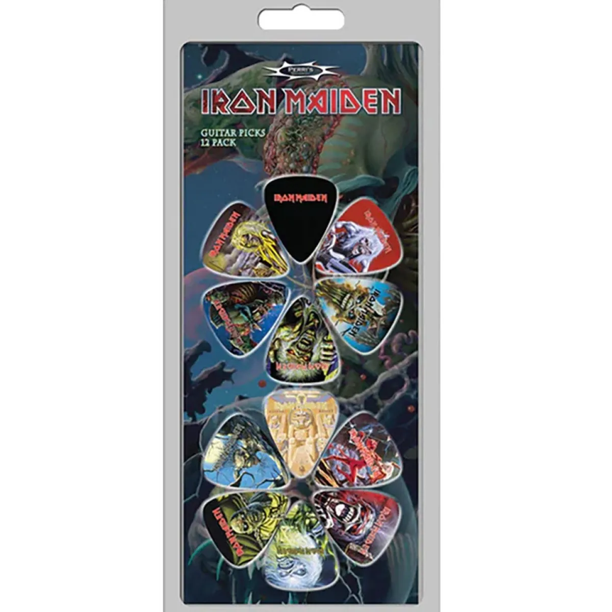 Best Iron Maiden: Album Covers - Plektrasetti 12 kpl Plektrasetit|Iron Maiden