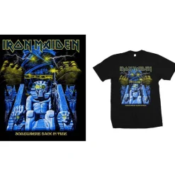 Hot Iron Maiden Back In Time Mummy T-paita T-Paidat|Bändipaidat
