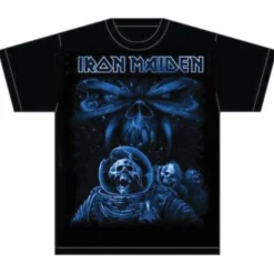 Outlet Iron Maiden Blue album spaceman - T-paita Bändipaidat|Bändipaidat
