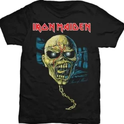Online Iron Maiden Piece of Mind Skull - T-Paita Bändipaidat|Bändipaidat