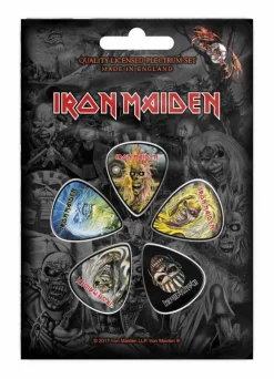 Outlet Iron Maiden The Faces Of Eddie - Plektrasetti 5kpl Plektrasetit|Iron Maiden