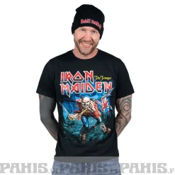 Hot Iron Maiden: Trooper Eddie Large Eyes - T-paita T-Paidat|Bändipaidat