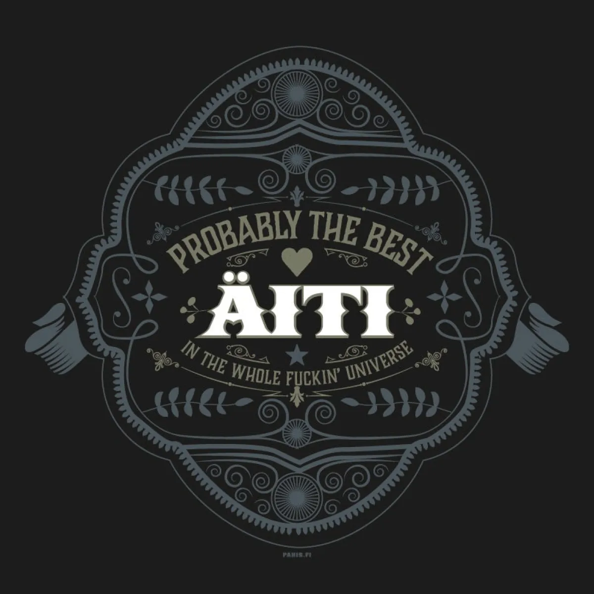 Äiti Lady Fit T-paita / T-paita Asenne T-Paidat|Äidille