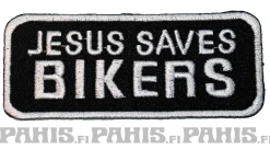 Best Jesus Saves Bikers - Kangasmerkki Kangasmerkit|Bikerit