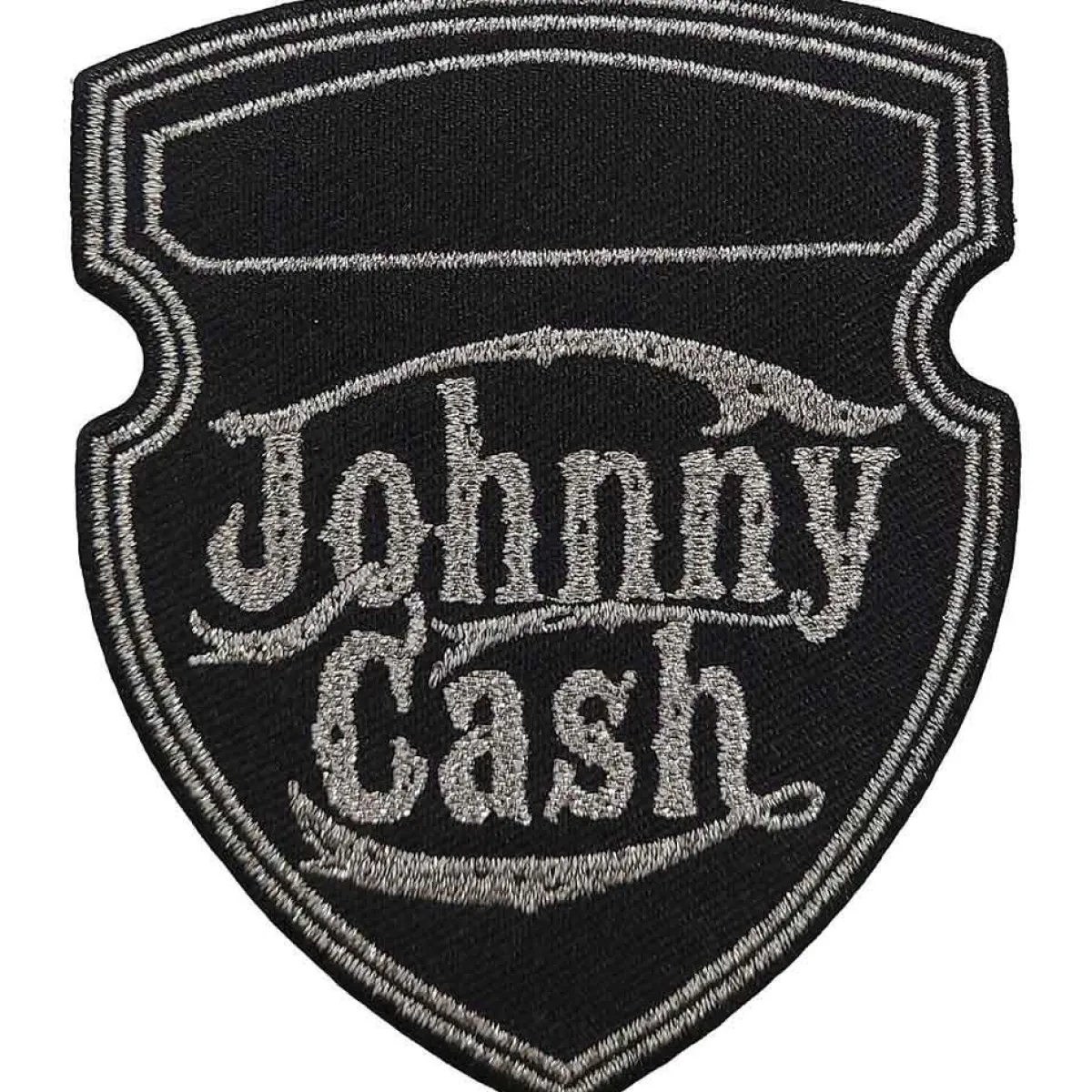Outlet Johnny Cash Metallic Shield - Kangasmerkki Kangasmerkit|Johnny Cash