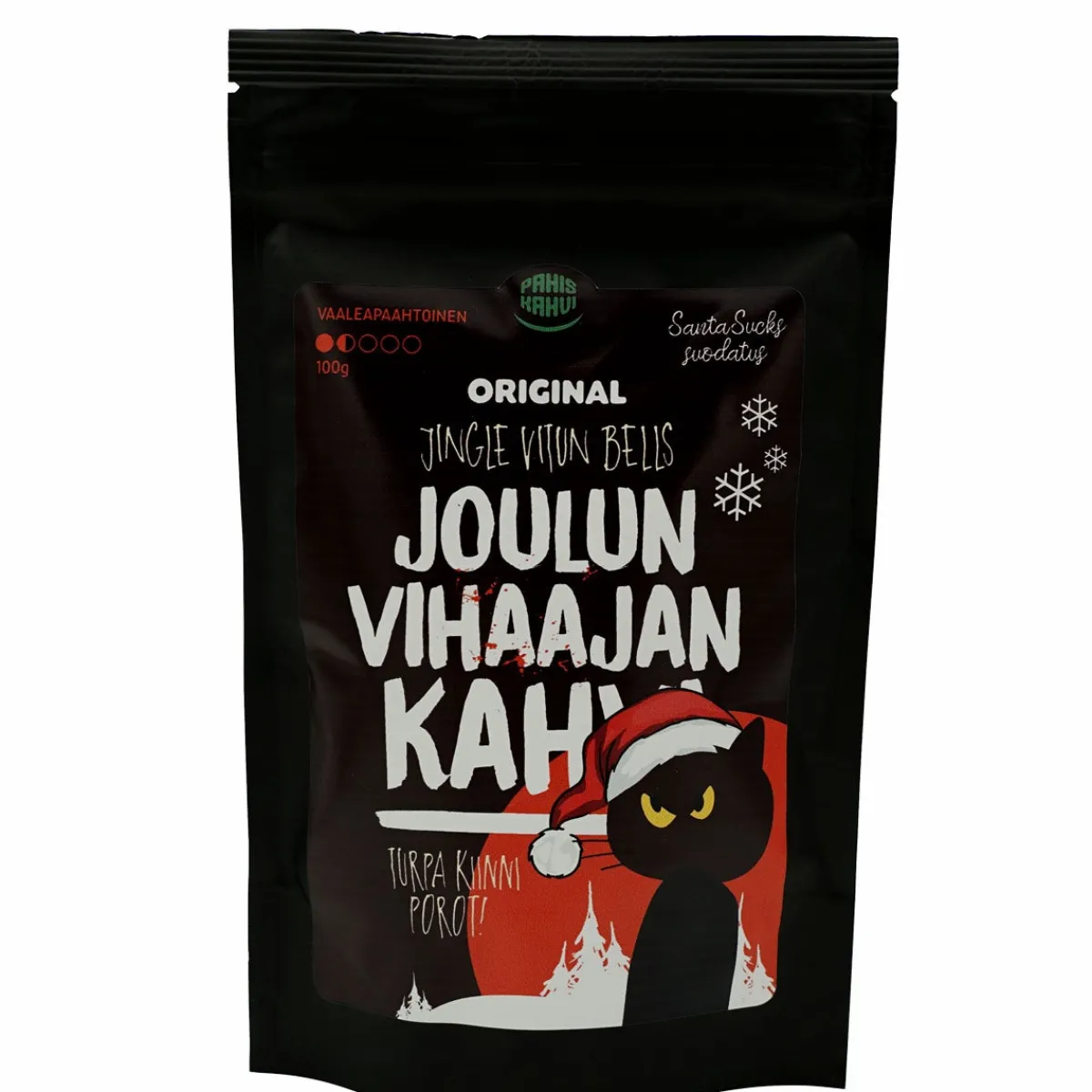 Hot Joulun vihaajan kahvi, 100g Kissateema|Kahvit