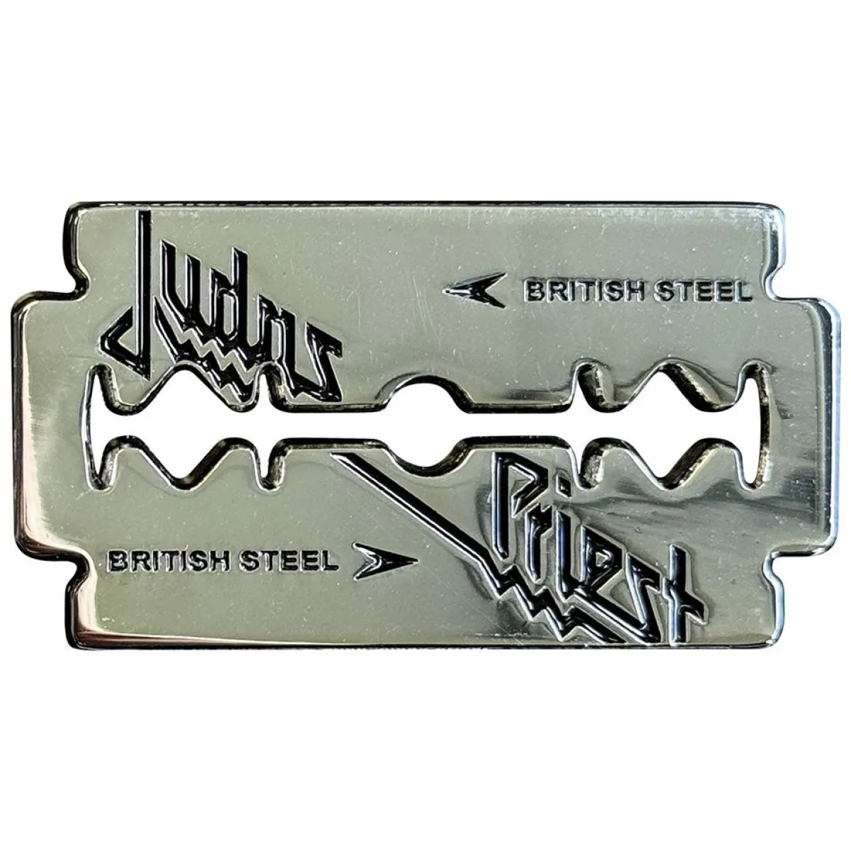 Clearance Judas Priest: British Steel Razor Blade - Pinssi Rock´N´Roll Lifestyle