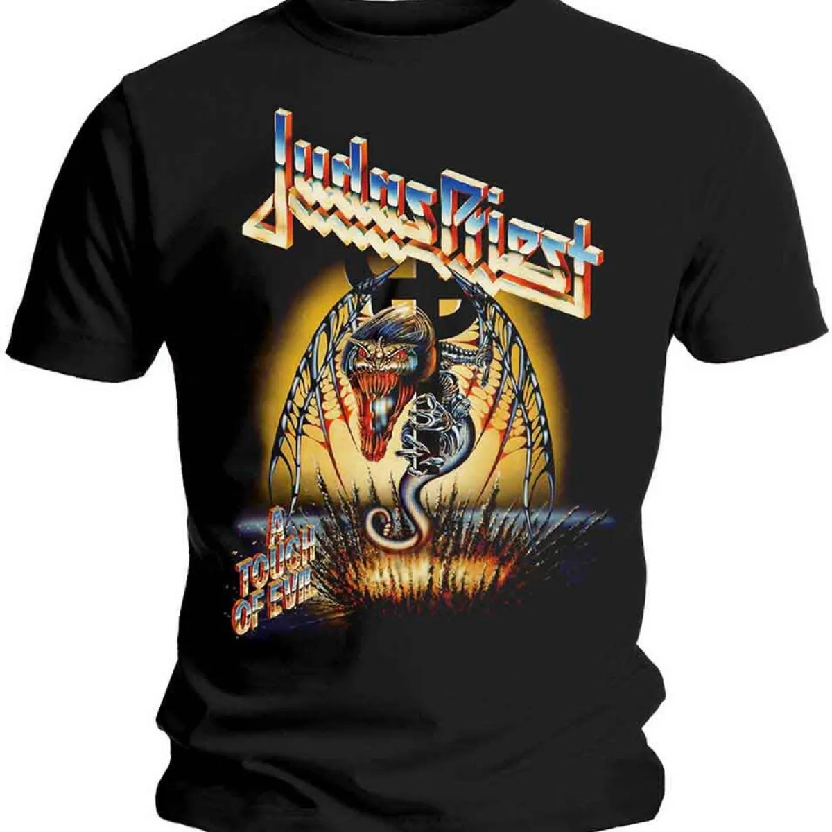New Judas Priest Touch of Evil - T-paita Bändipaidat|Bändipaidat
