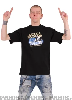 Hot Kaikkia Pataan Suomi MM T-paita Asenne T-Paidat