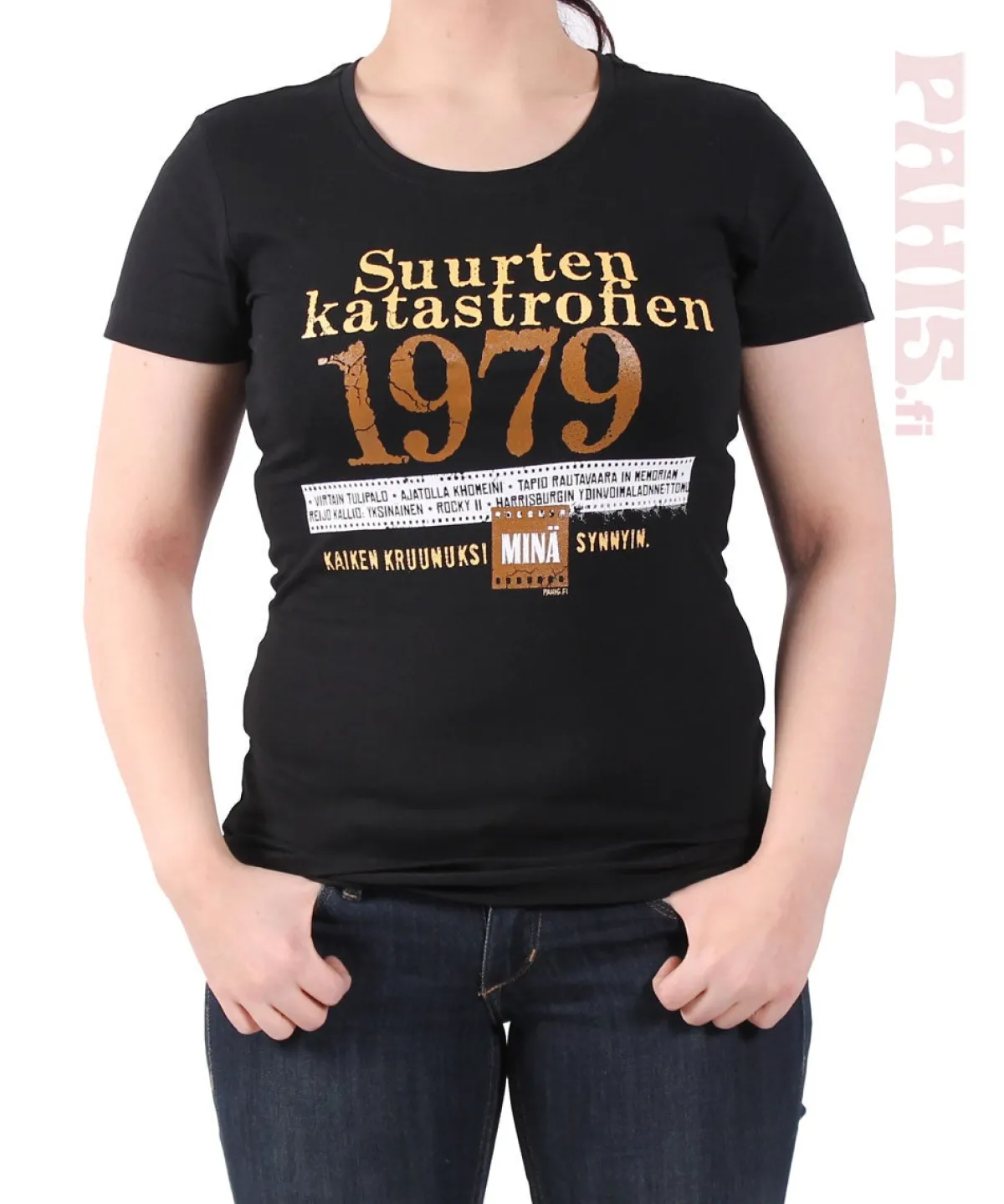 Sale Katastrofi 1979 Lady Fit T-paita Katastrofi Paidat