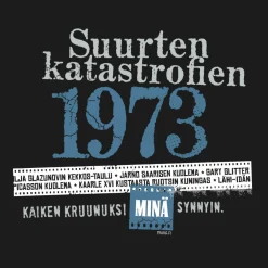 Katastrofi 1973 Lady Fit T-paita Katastrofi Paidat