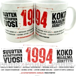 Discount Katastrofi 1994 - Muki Ystävälle|Vuosiluku Mukit