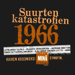 Katastrofi 1966 T-paita 60-Vuotiaalle|Katastrofi Paidat