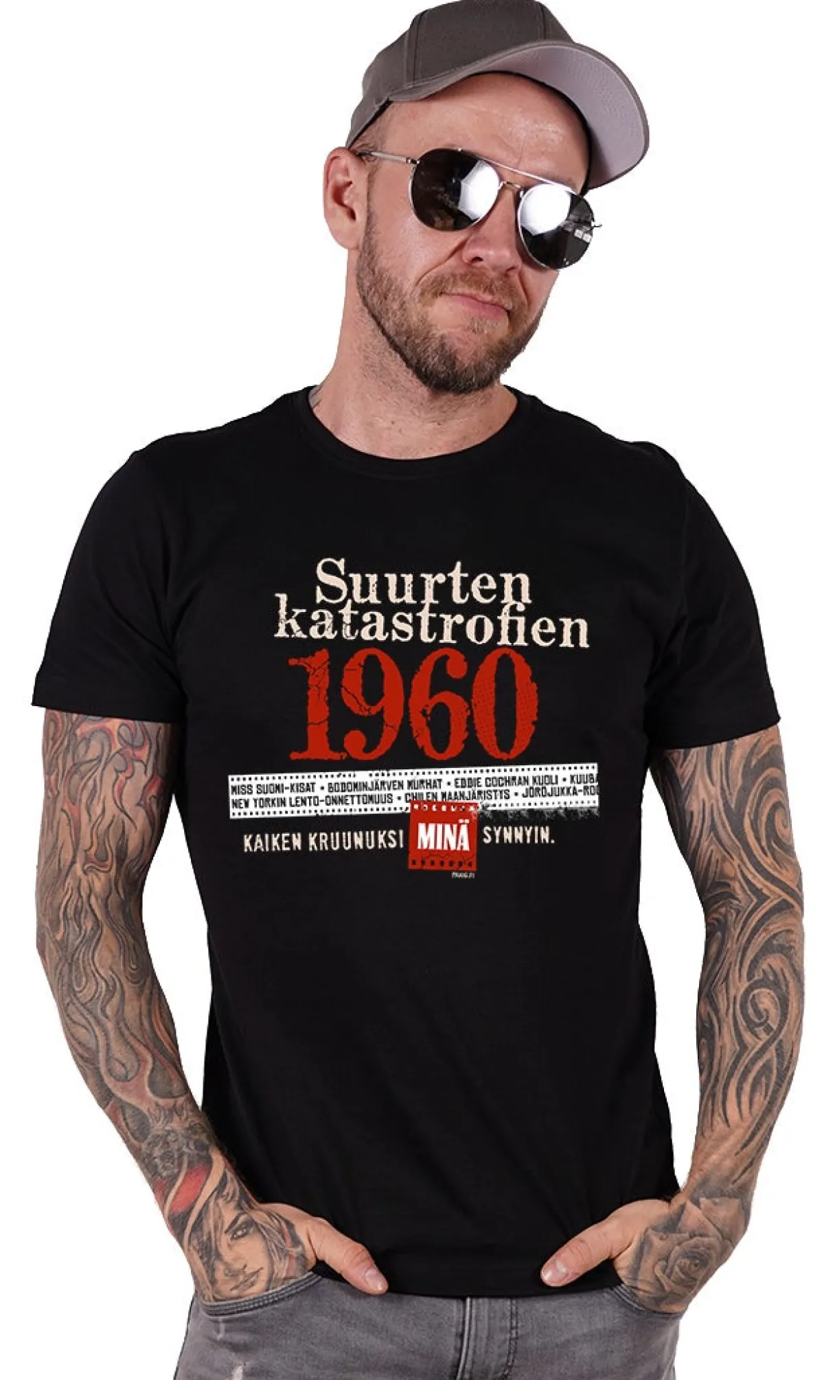 Sale Katastrofi 1960 T-paita Katastrofi Paidat