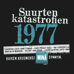 Best Katastrofi 1977 T-paita Katastrofi Paidat