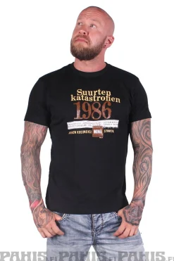 Hot Katastrofi 1986 T-paita Katastrofi Paidat|40-Vuotiaalle