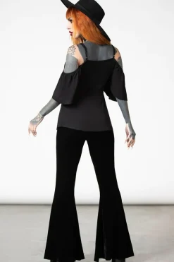 Hot Amber Bat - Cold shoulder toppi Topit